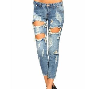 One Teaspoon Ripped Jeans